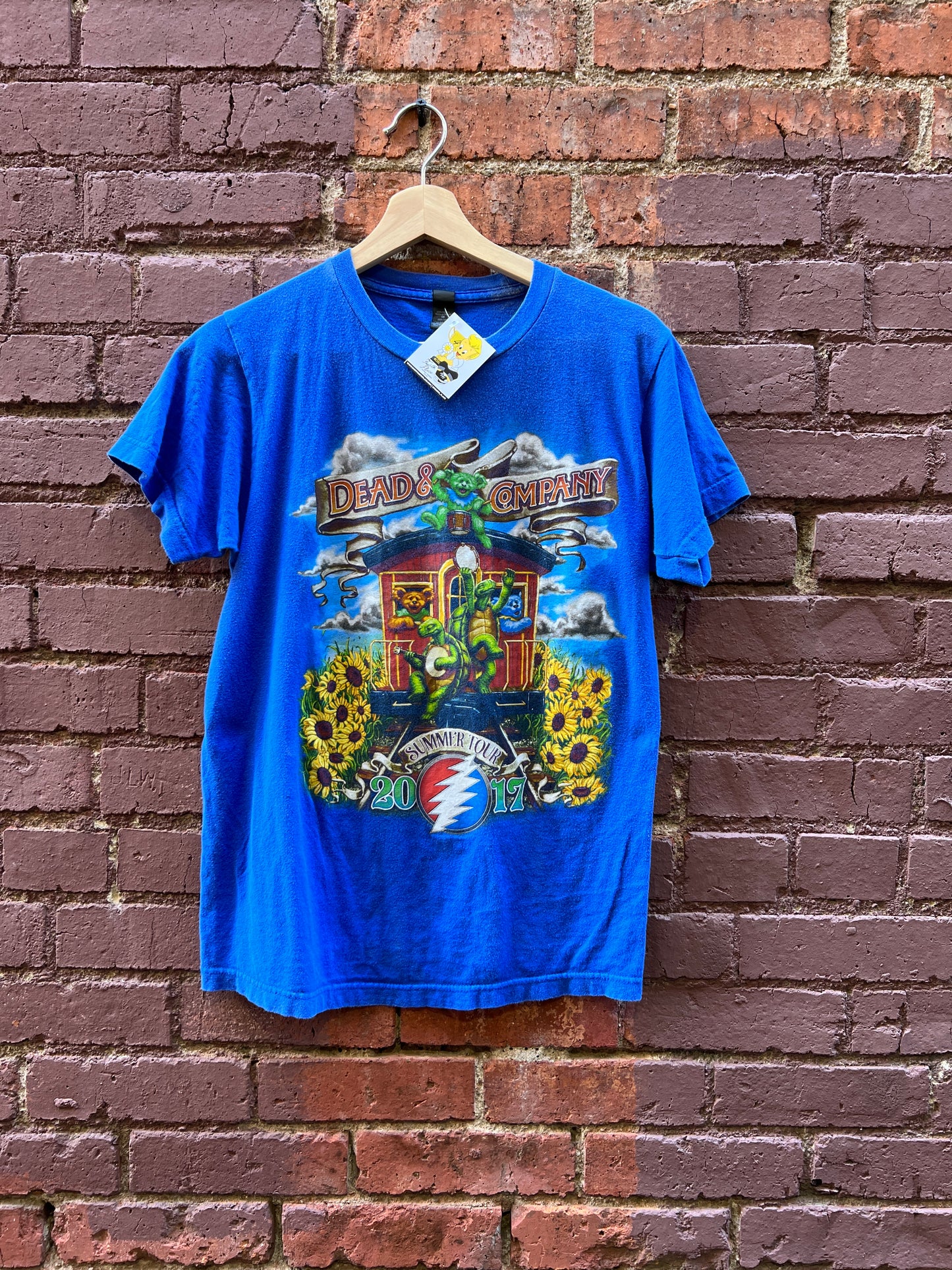 2017 Dead & CO Tour Shirt - Sz Small - Grateful Dead Terrapin Station Turtle style Tee