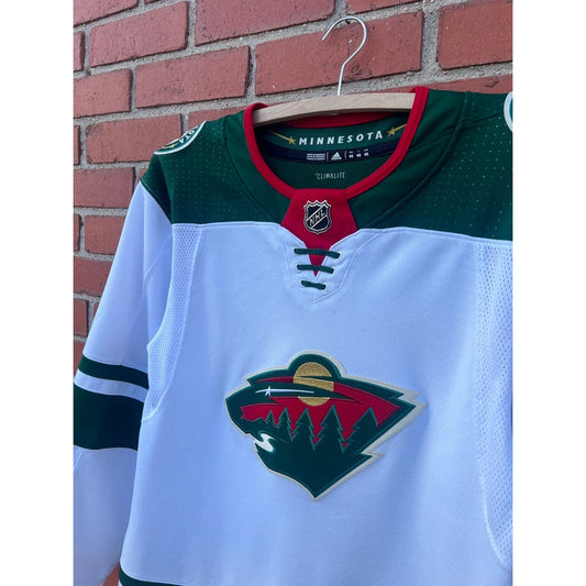 Minnesota Wild NHL Hockey Jersey - Sz Large - Adidas Brand Sweater