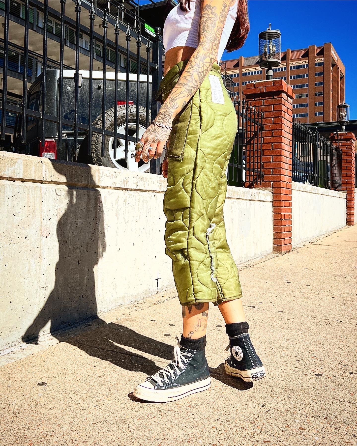 Custom military scrap pants - Made by Miah Richards - Femme waist size 25-27