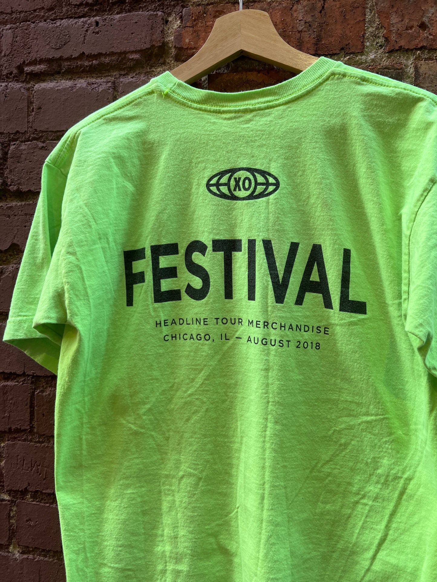 The Weeknd 2018 Tour Shirt - Sz Medium - Chicago Illinois headliner tee