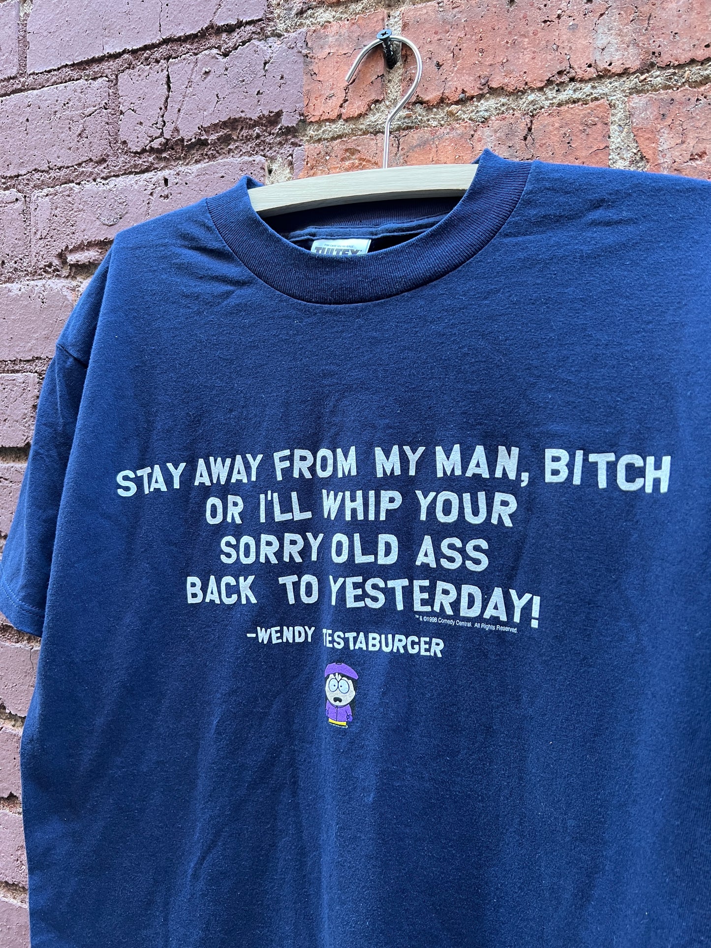 1998 South Park Shirt - Sz Large - Wendy Testaburger boyfriend Threat Comedy Central tee.
