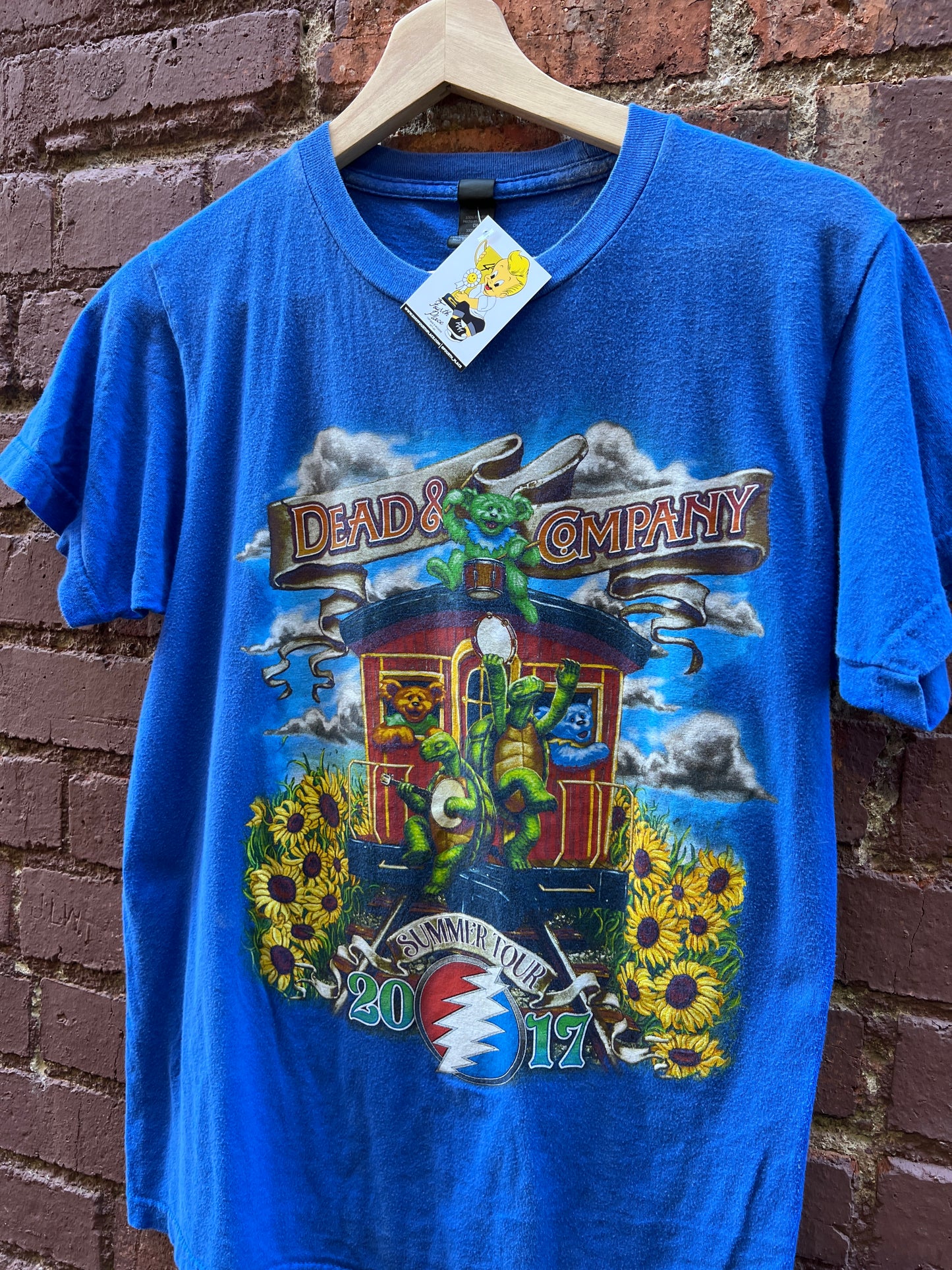 2017 Dead & CO Tour Shirt - Sz Small - Grateful Dead Terrapin Station Turtle style Tee