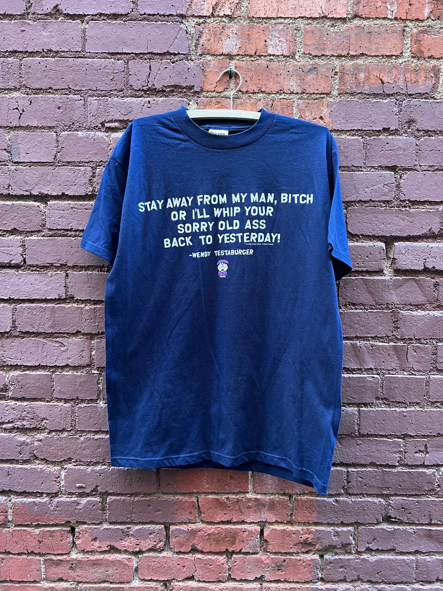 1998 South Park Shirt - Sz Large - Wendy Testaburger boyfriend Threat Comedy Central tee.