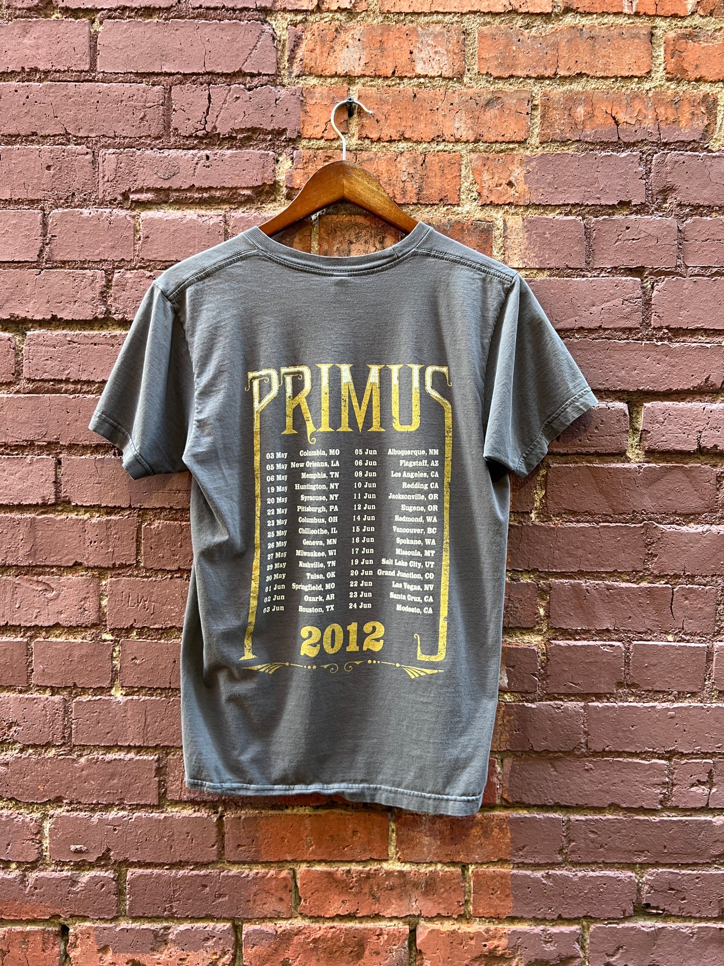 Primus 2012 Tour T-Shirt - Sz Medium - “Smoking Astronaut Chimp”