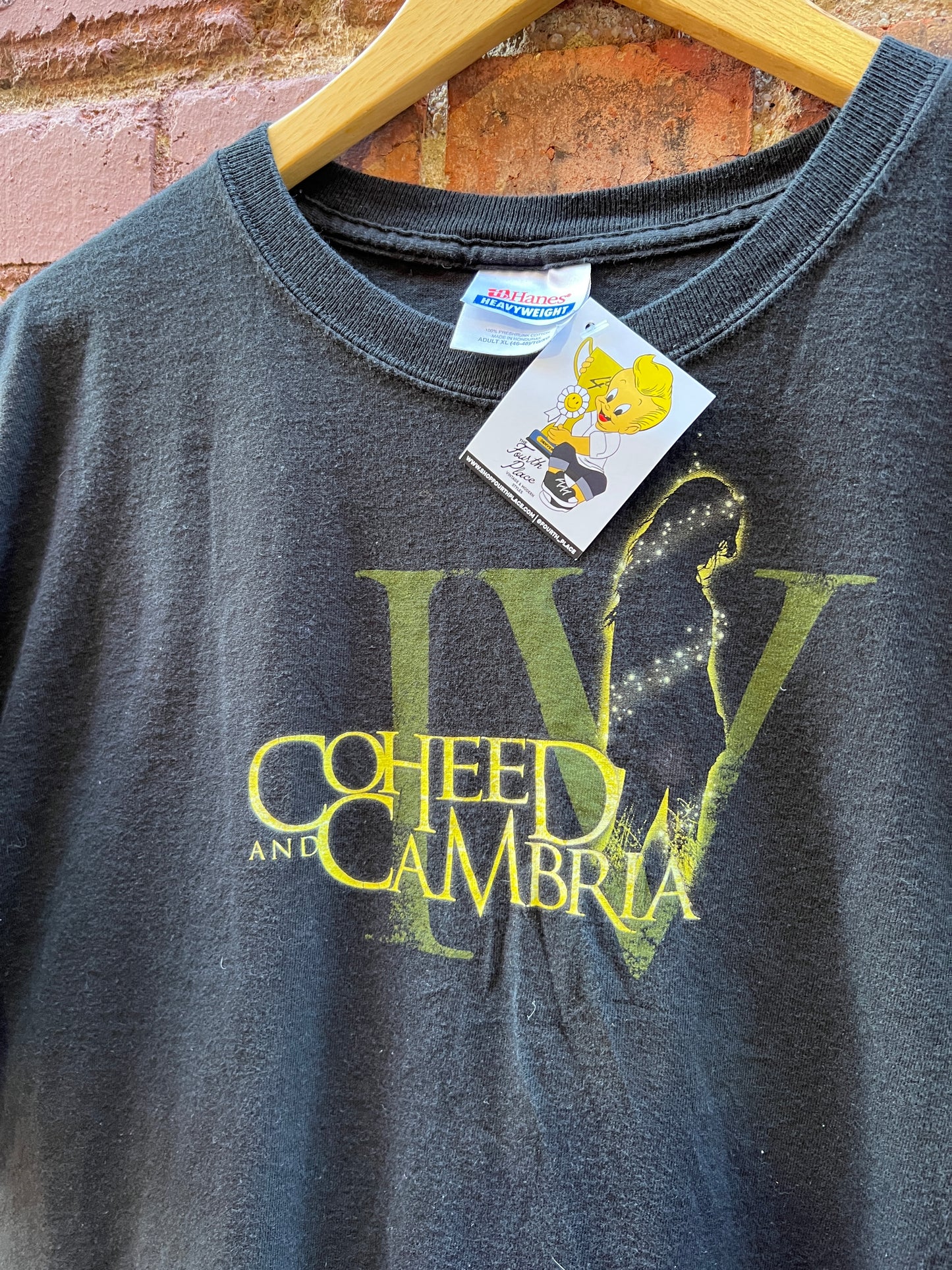 Coheed and Cambria T-Shirt - Sz XL - Y2K “IV girl silhouette” tee