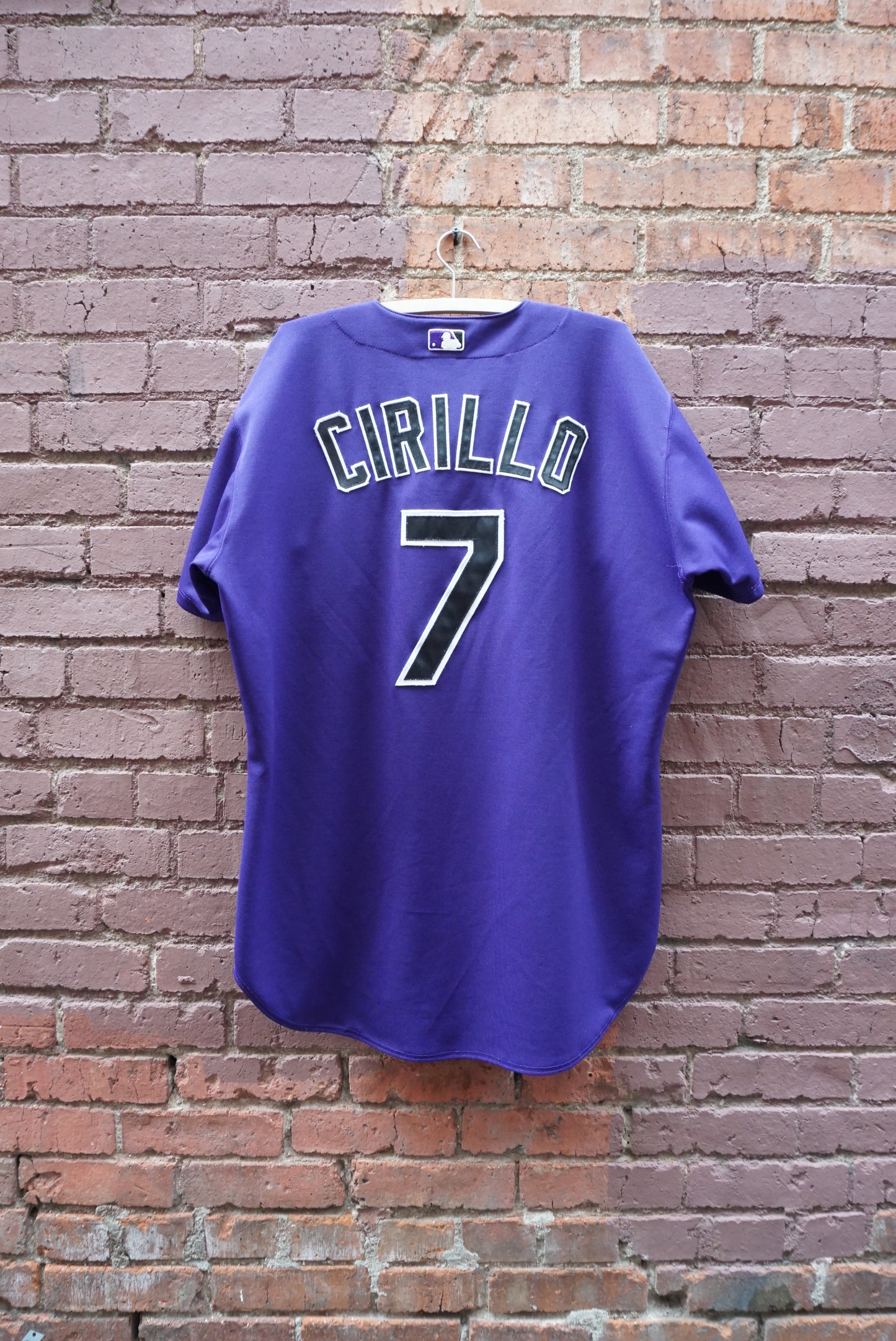 GAME WORN Colorado Rockies #7 Jeff Cirillo Jersey - Size XL - Vintage 90s RARE on field MLB Gear