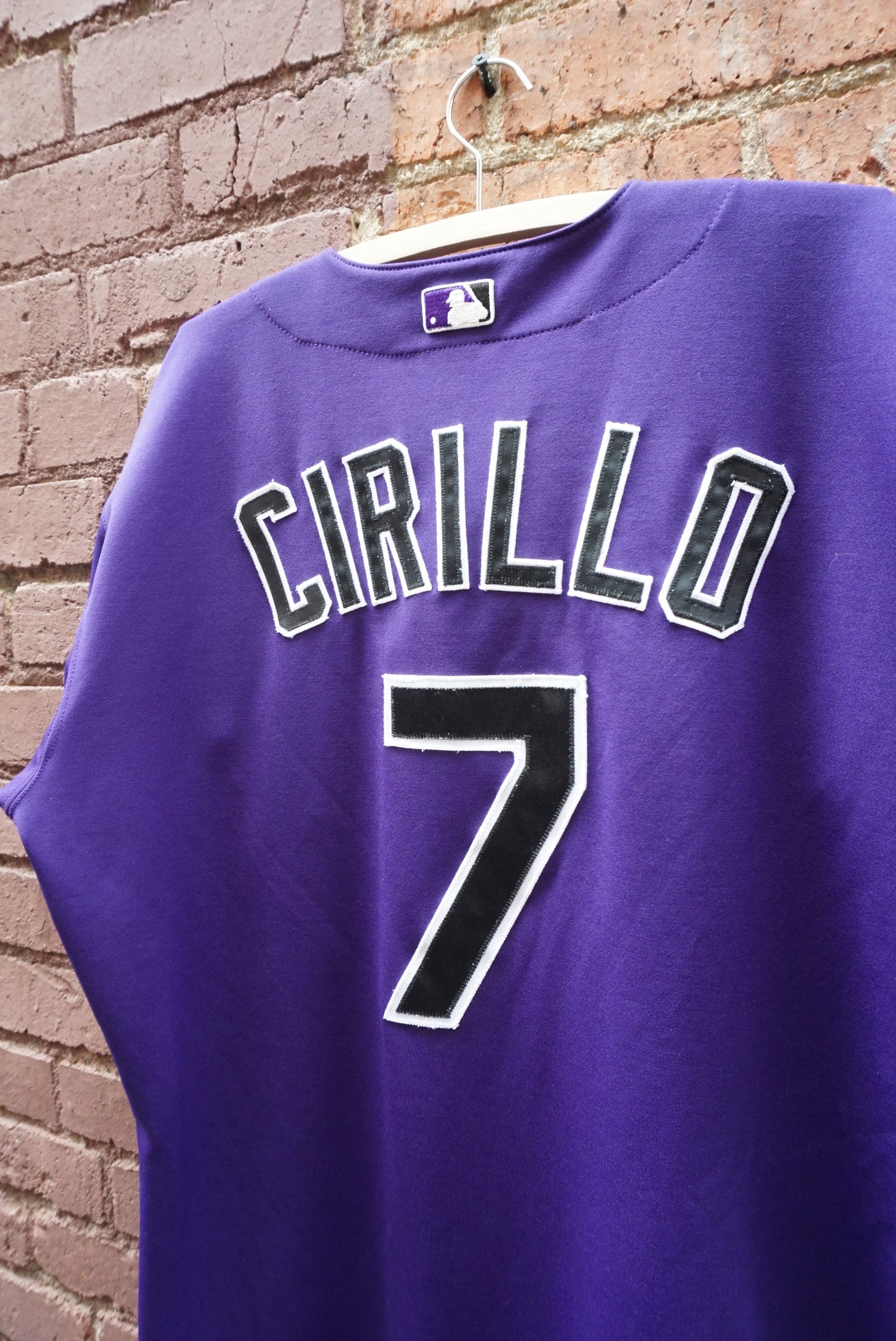 GAME WORN Colorado Rockies #7 Jeff Cirillo Jersey - Size XL - Vintage 90s RARE on field MLB Gear