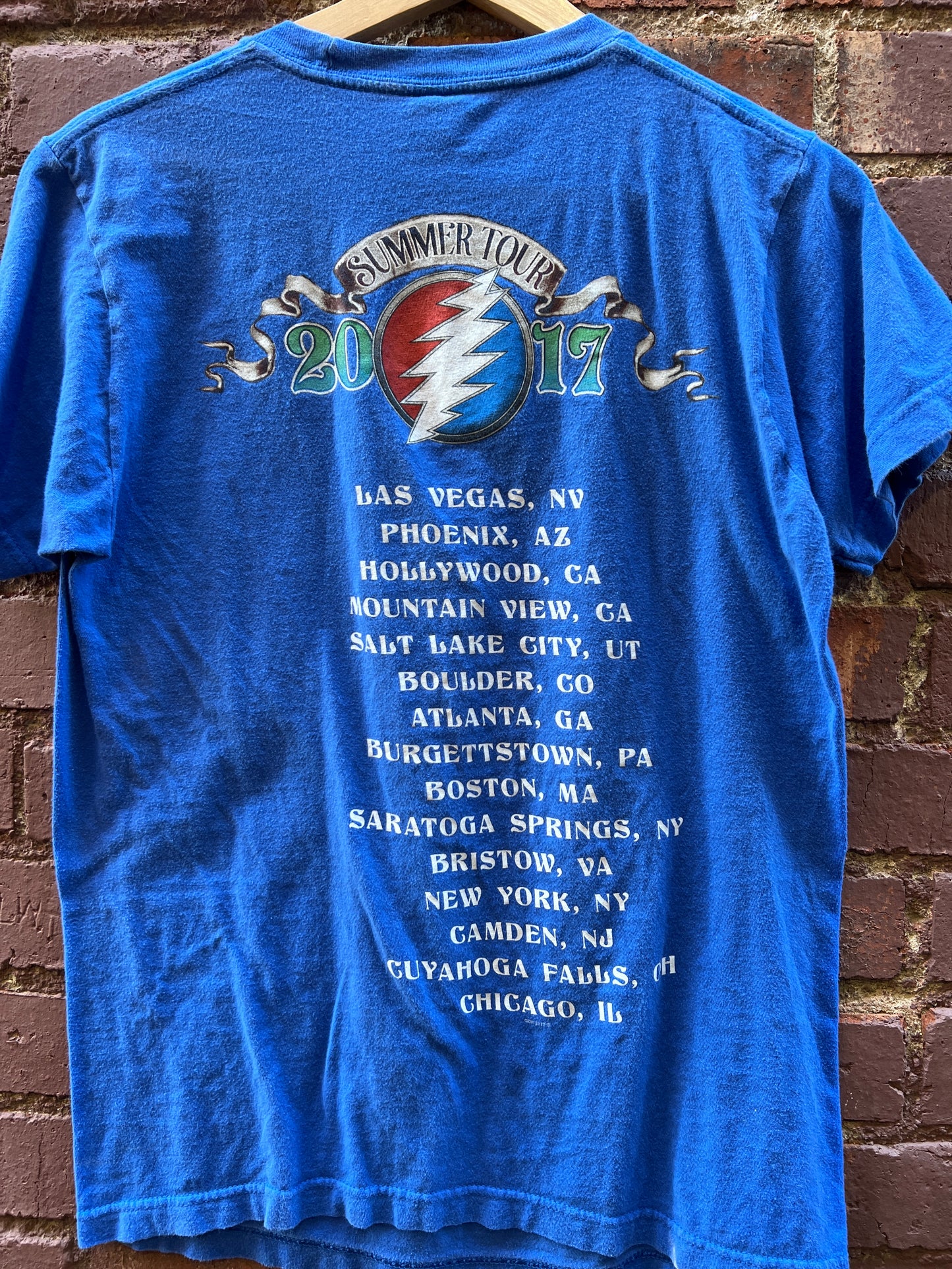 2017 Dead & CO Tour Shirt - Sz Small - Grateful Dead Terrapin Station Turtle style Tee