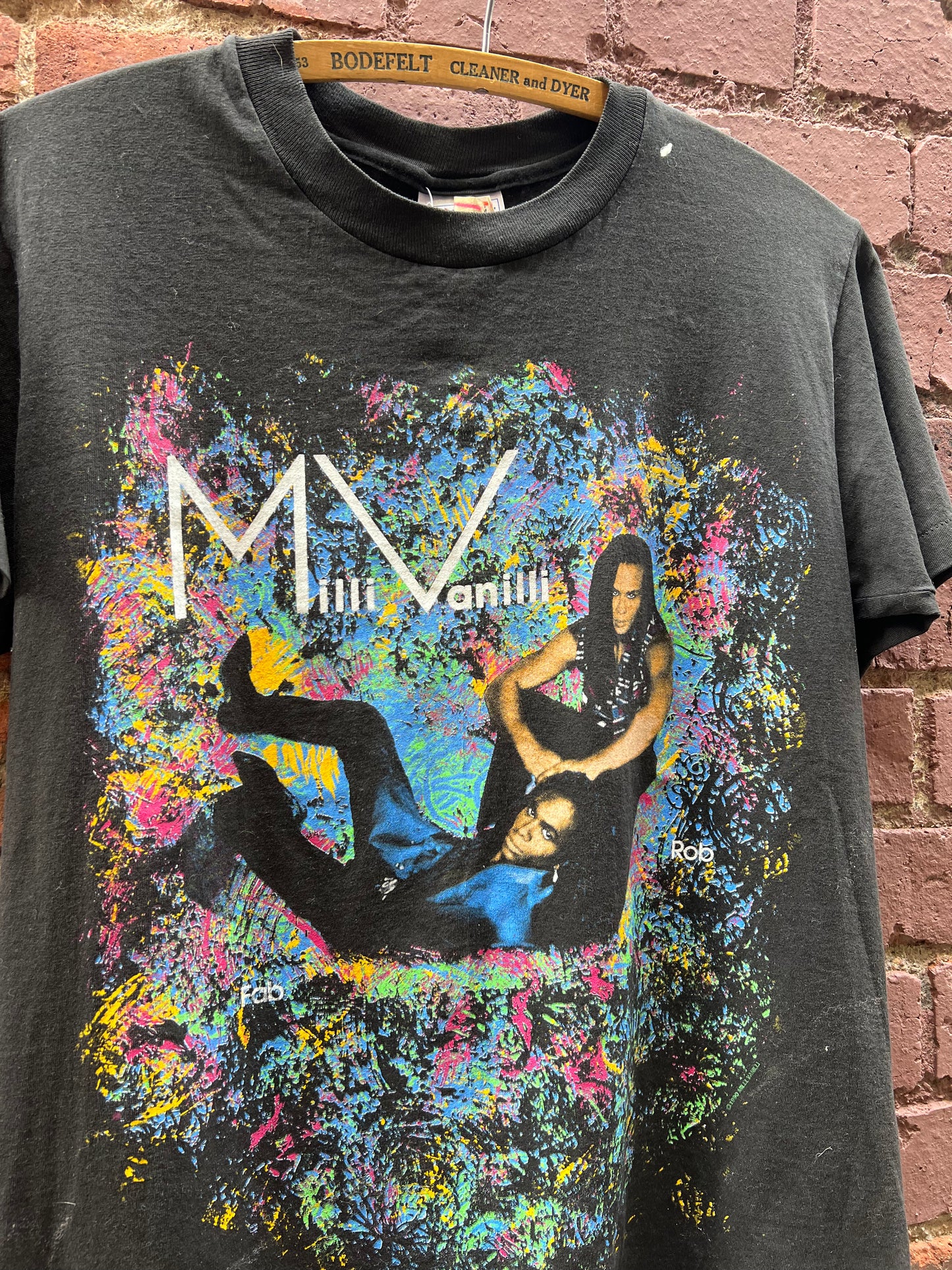1990s Milli Vanilli Photo Vintage T-Shirt - Size M