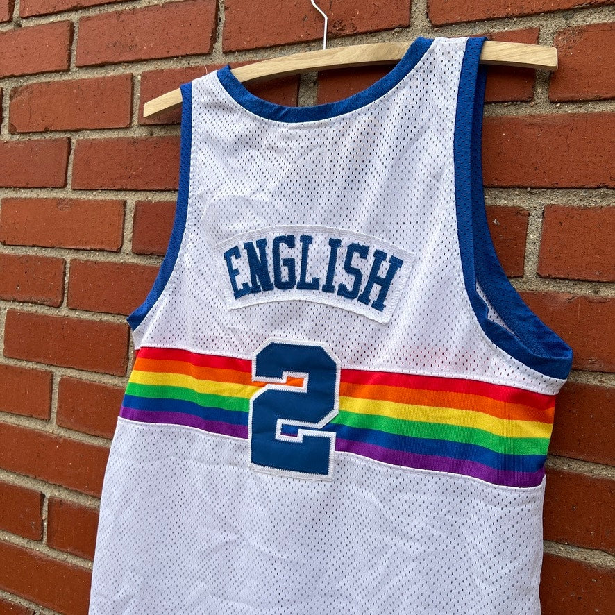 Denver Nuggets #2 Alex English NBA Throwback Jersey | Sz Med | Hardwood Classics