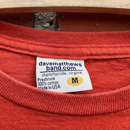 Dave Matthews 2003 Tour T-shirt -Sz Med- Meditating Budha Logo