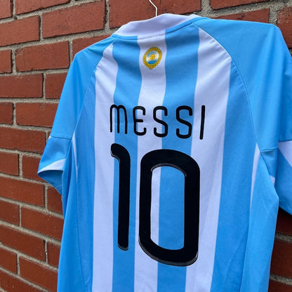 Argentina National Football Team Jersey |Sz Large| #10 Messi Copa America 2011