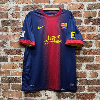 FC Barcelona #1 2012-13 Nike Soccer Jersey | Sz XL | Messi Era La Liga Football