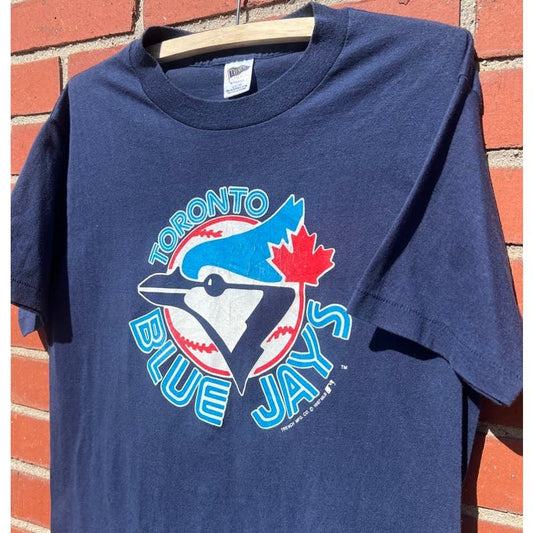 Toronto Blue Jays MLB Baseball T-shirt - Sz Large - Vtg 80s/90s Trench Brand