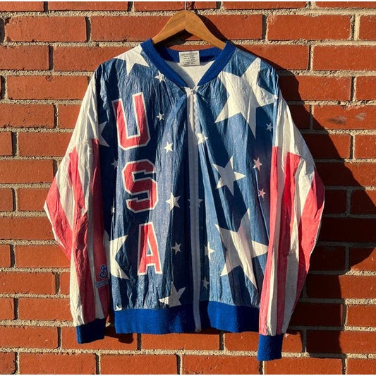 1992 Barcelona Olympics Tyvek Jacket - Sz L/XL - Team USA Coat