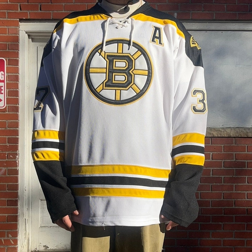 Boston Bruins #37 Patrice Bergeron Hockey Jersey | Sz XXL | NHL Reebok Brand