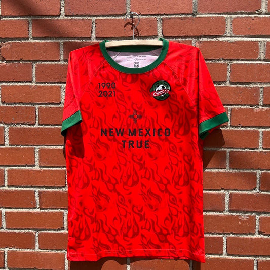 New Mexico Chilies Soccer Jersey -Sz XL- USL New Mexico United Red Promo