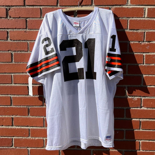 Cleveland Browns #21 Eric Metcalf Jersey -Sz XL- Vtg 90s NFL Football NWT