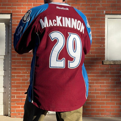 Colorado Avalanche #29 Nathan MacKinnon Reebok Rookie Jersey |Sz XL| NHL Replica