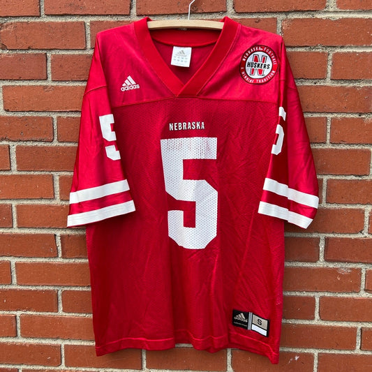 University of Nebraska Cornhuskers #5 Footbal Jersey |Sz Small| Vtg 90s NCAA