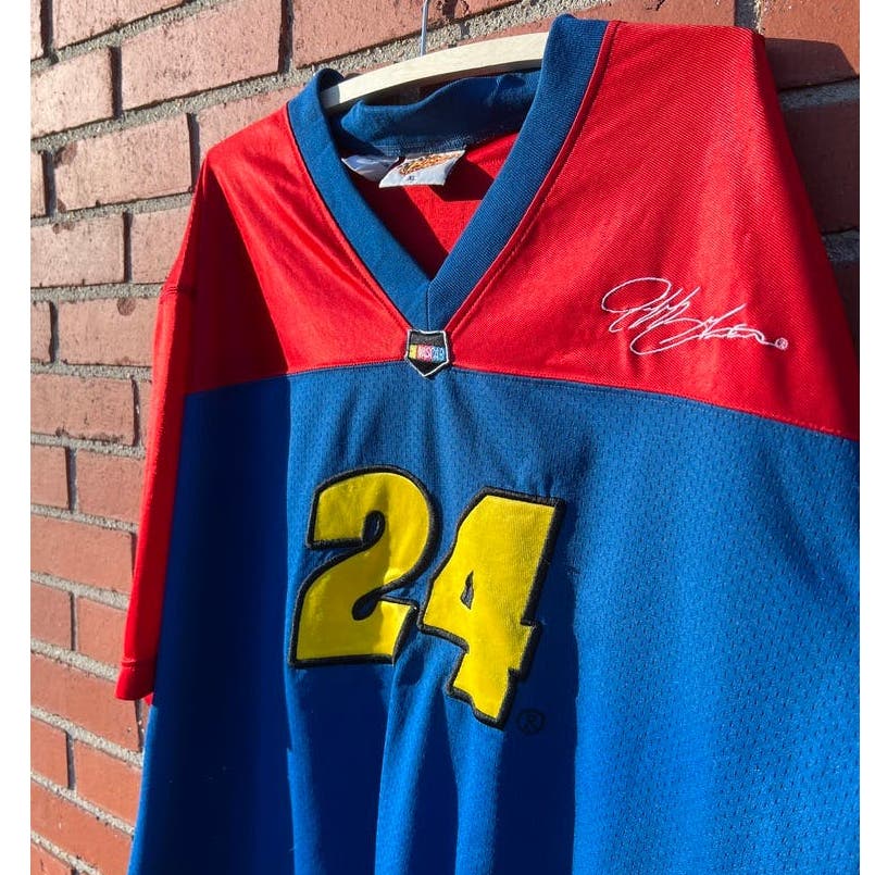 Jeff Gordon NASCAR #24 Football Style Jersey - Sz Medium - Y2k Racing