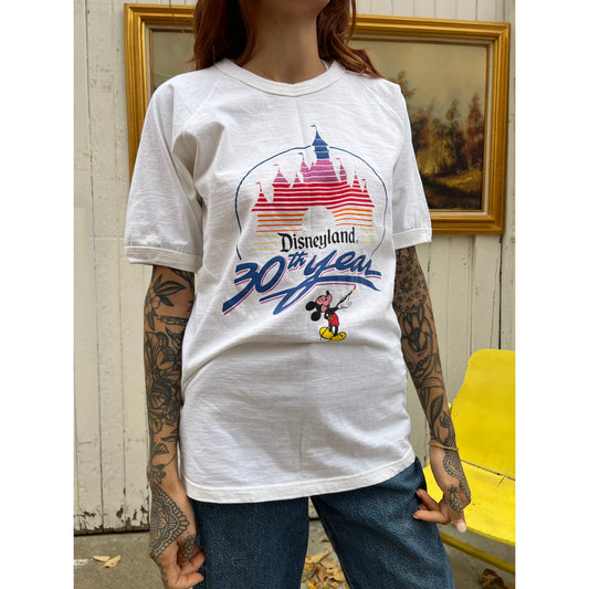 Disneyland 30th Year Anniversary Vintage 80s T-Shirt | Sz Medium