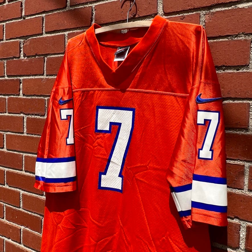 Denver Broncos #7 John Elway NFL Football Jersey - Sz XL - VTG 90s Nike