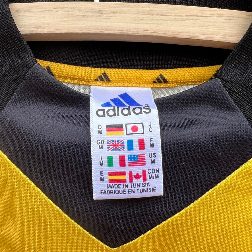 Adidas Soccer Long Sleeve Goal Keeper Jersey -Sz Med- Vtg 90s Soccer Goalie top
