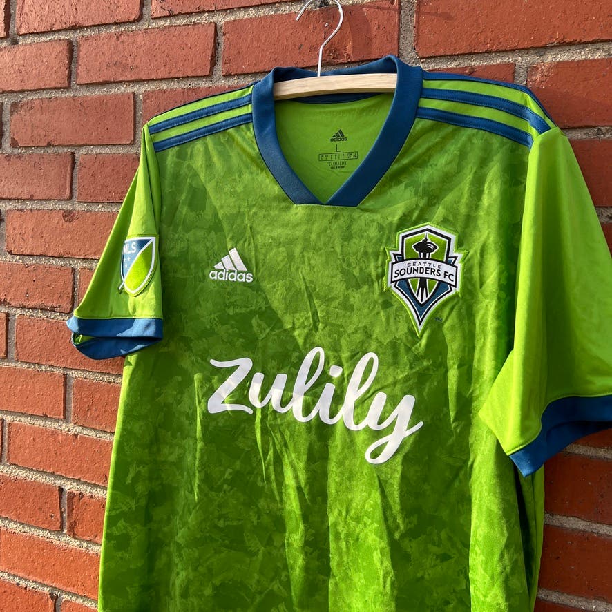 Seattle Sounders FC X Adidas Zulily Sponsor -Sz Small- MLS Soccer Football 2019