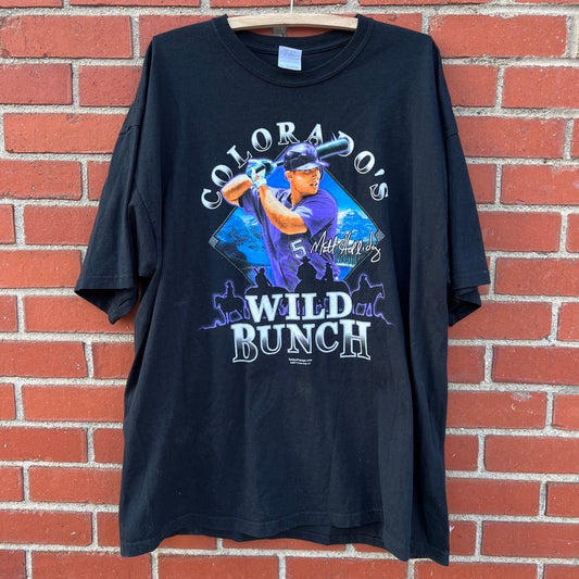 Colorado Rockies Matt Holliday t-shirt -Sz XXL- Wild Bunch MLB Baseball Opening