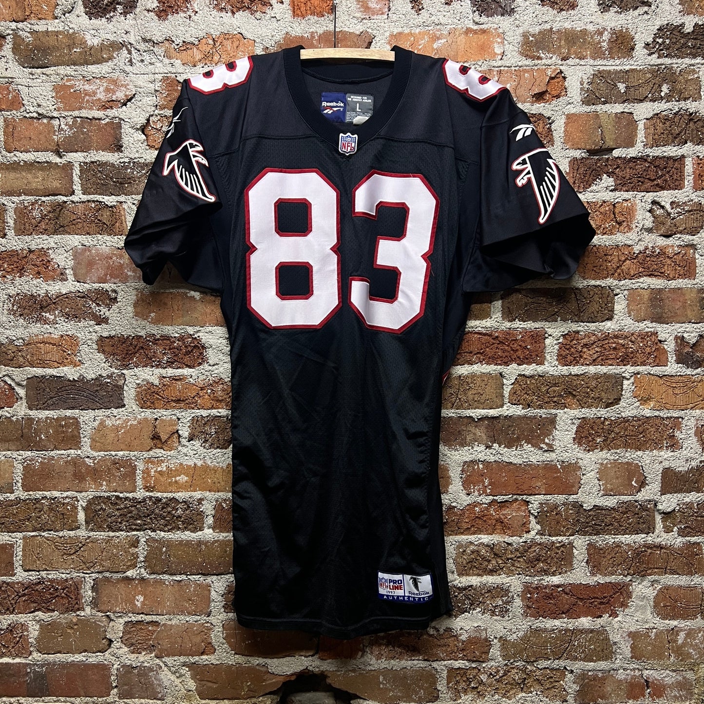 Atlanta Falcons #83 Tim Dwight 1998 GAME WORN NFL Jersey | Sz Large | Vtg 90s