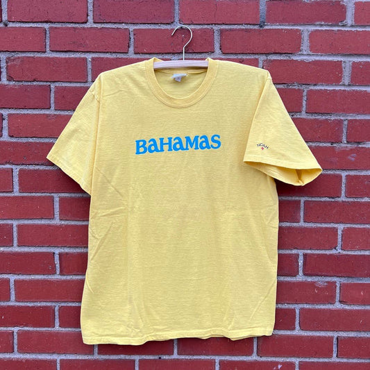 NOAH NY Bahamas T-shirt - Sz Large - "No Man is an Island" NYC Clothing