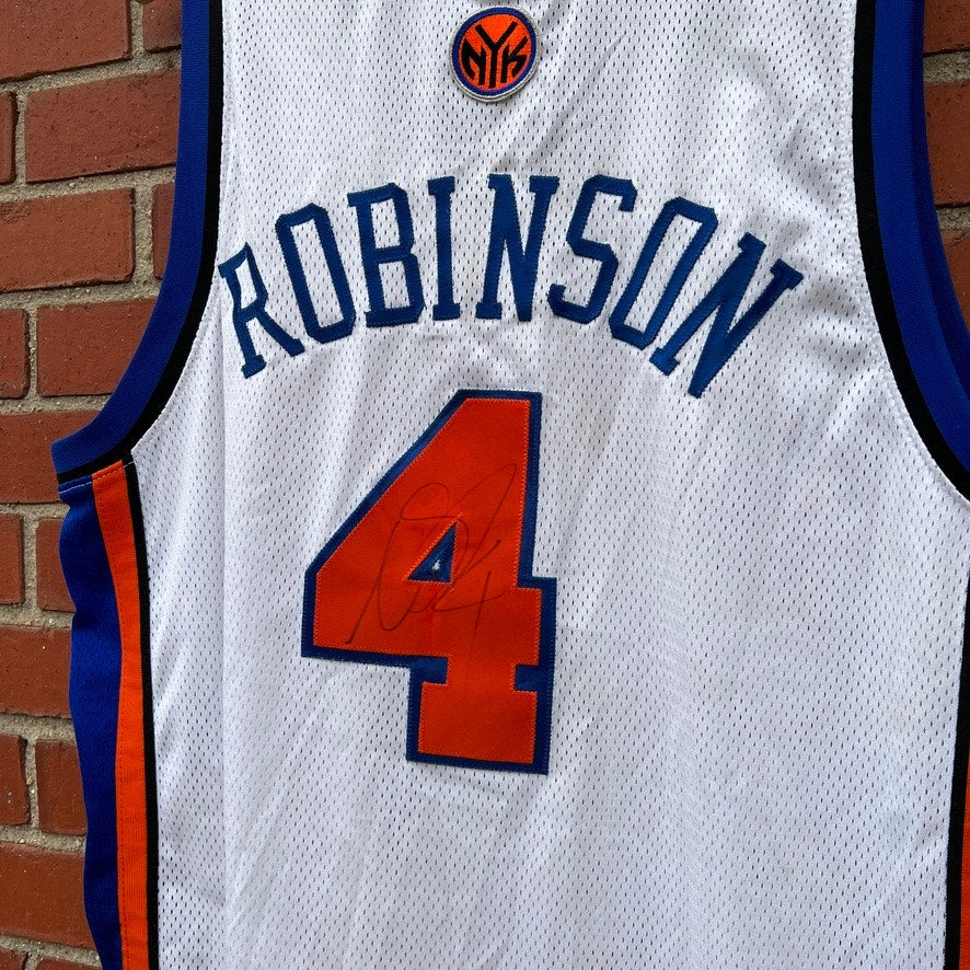 New York Knicks #4 Nate Robinson Signed Jersey | Sz XL | Y2k NBA Autographed