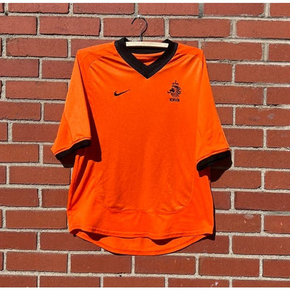 KNVB National Team Nike Soccer Jersey - Sz Small - Vtg Y2k Netherlands Football