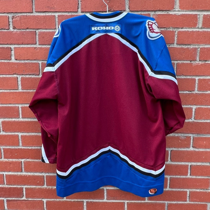 Colorado Avalanche KOHO Hockey Jersey |Sz Large| Vtg 90s NHL