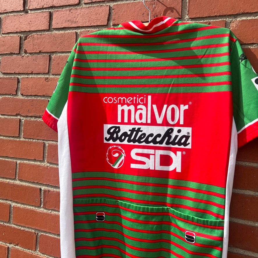 Malvor-Bottechia-Sidi VTG 80s Cycling Jersey | Sz Large | Tour De France Bike