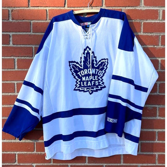 Toronto Maple Leafs NHL Hockey Jersey - Sz XXL - Vintage 90s CCM Brand Sweater