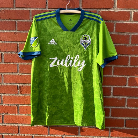 Seattle Sounders FC X Adidas Zulily Sponsor -Sz Small- MLS Soccer Football 2019