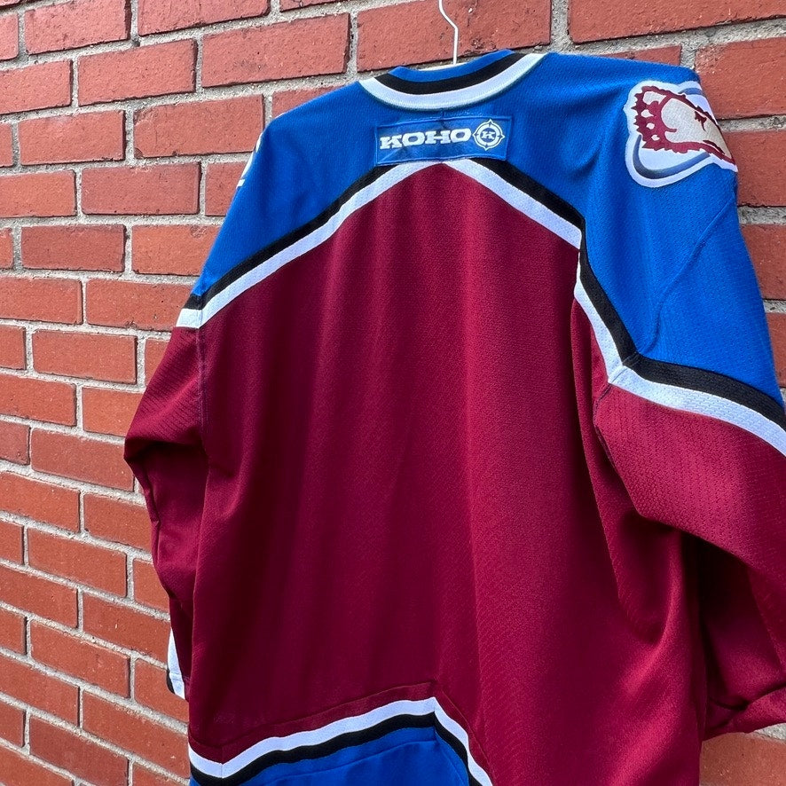 Colorado Avalanche KOHO Hockey Jersey |Sz Large| Vtg 90s NHL