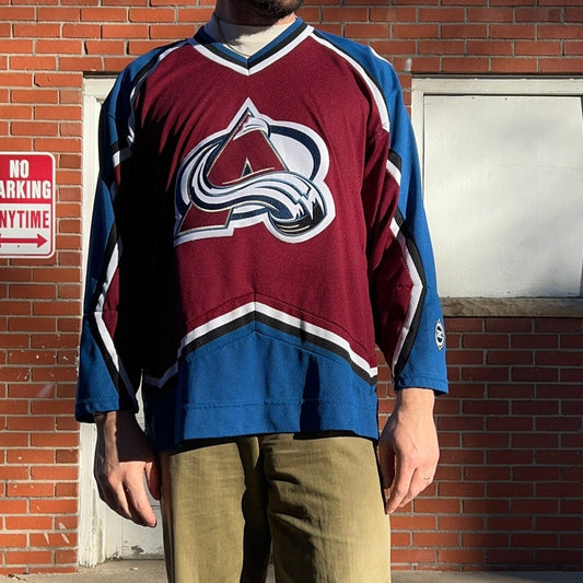 Colorado Avalanche KOHO Hockey Jersey |Sz Large| Vtg 90s NHL