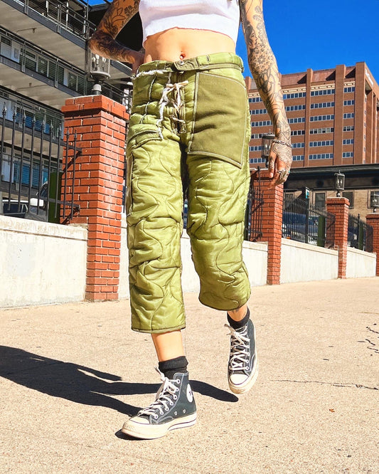 Custom military scrap pants - Made by Miah Richards - Femme waist size 25-27