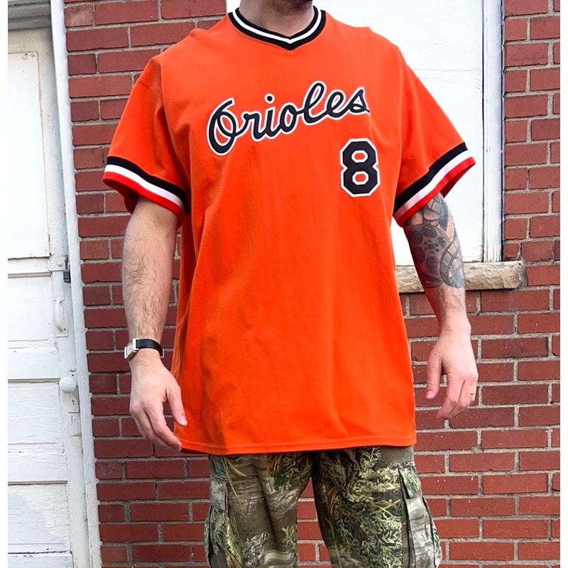 Baltimore Orioles #8 Cal Ripken Jr. 1977 Retro Jersey | Sz XXL | Mitchell & Ness