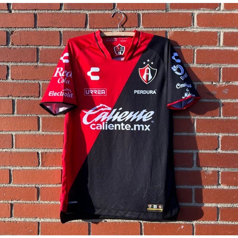 Atlas FC 2023 Football Jersey - Sz Larg - Liga MX - Mexican Soccer Charly Brand