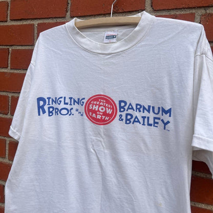 Ringling Brother Barnum & Bailey T-shirt -Sz Large- Vtg 90s Circus Single Stitch