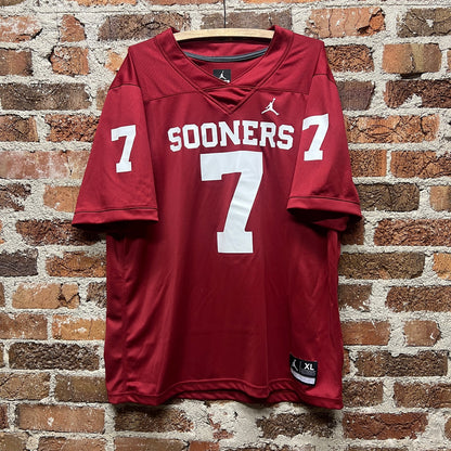 Oklahoma Sooners #7 Air Jordan Jersey | Sz XL | NCAA College Football