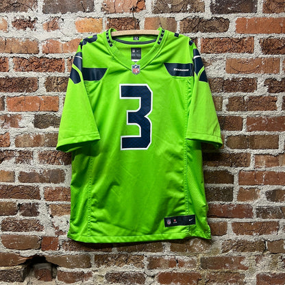 Seattle Seahawks #3 Russell Wilson Nike NFL Jersey | Sz Large | Action Green 3rd