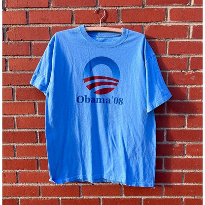 Obama '08 Presidential Campaign T-Shirt - Sz Large - 2008 Democratic National