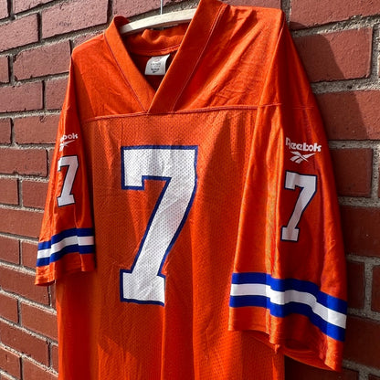 Denver Broncos #7 John Elway NFL Football Jersey | Sz Large | VTG 90s Reebok