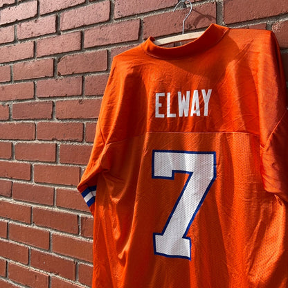 Denver Broncos #7 John Elway NFL Football Jersey | Sz Large | VTG 90s Reebok