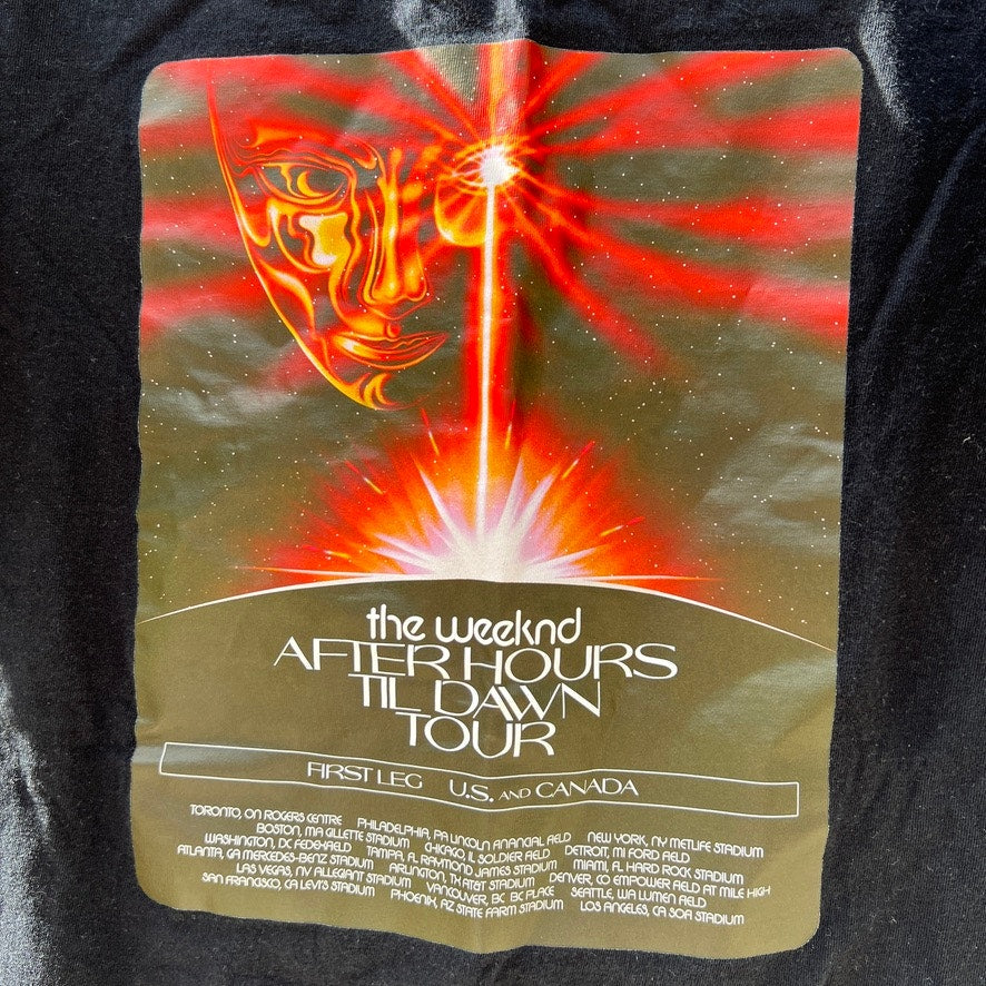 The Weeknd After Hours Til Dawn Tour T-shirt |Sz Large| Official XO Merch 2022